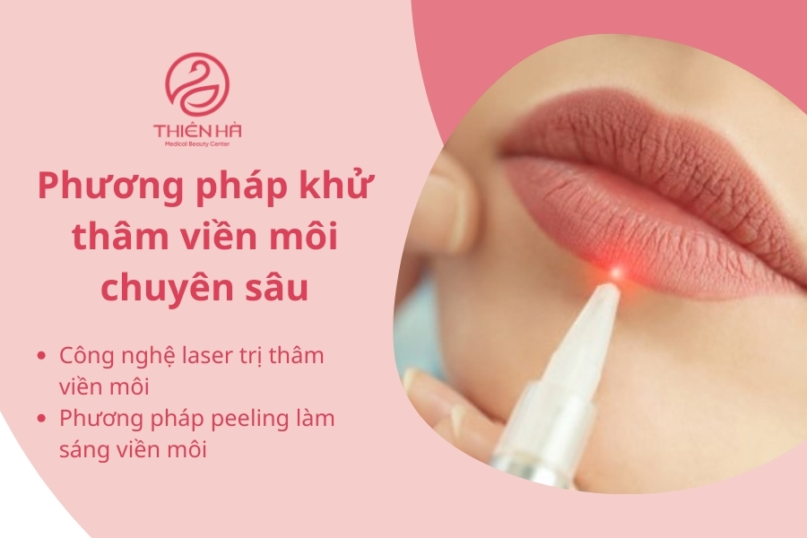 Khử thâm viền môi công nghệ cao cho hiệu quả bất ngờ