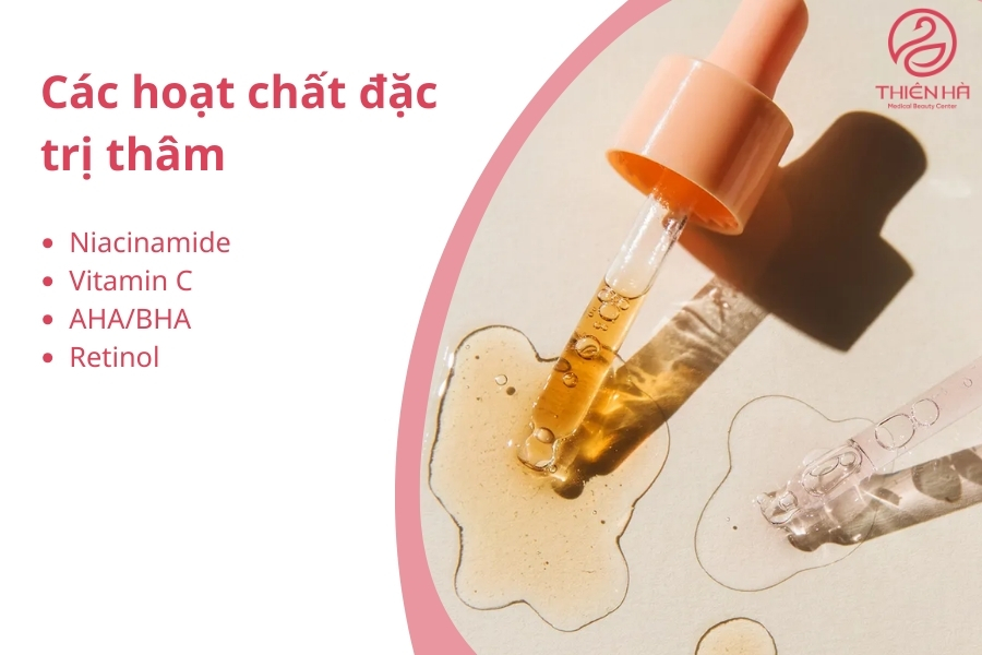 Các hoạt chất đặc trị thâm bác sĩ da liễu khuyên dùng 