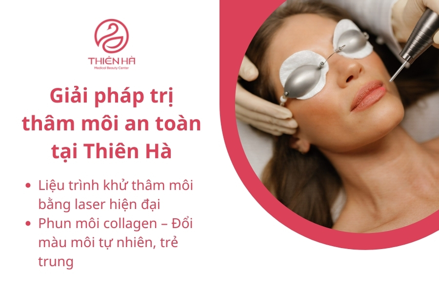Công nghệ cao là biện phải cải thiện thâm môi tốt nhất hiện nay 