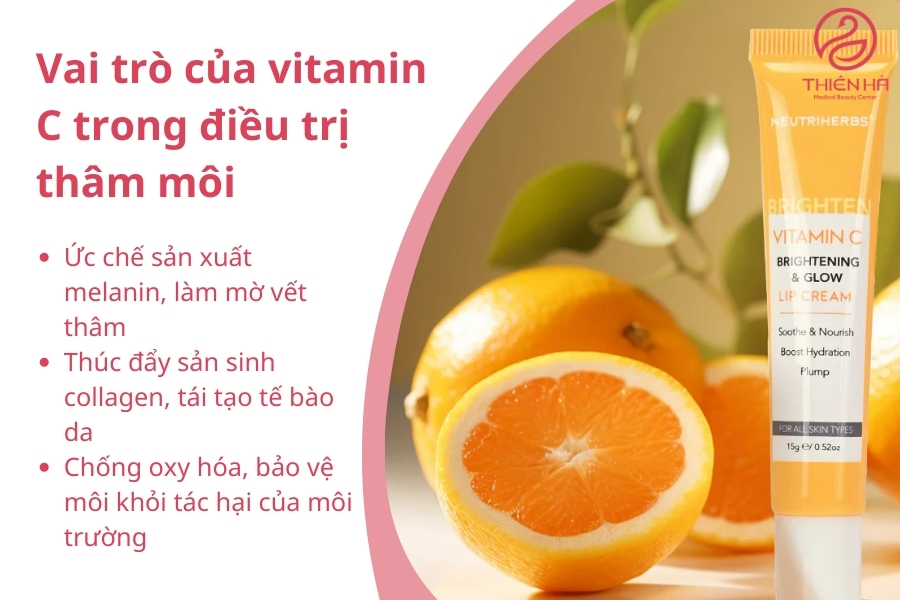 Vitamin C có rất nhiều dưỡng chất giúp đẩy lùi thâm sạm