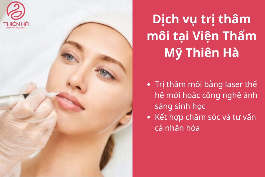 Dịch vụ trị thâm môi công nghệ cao hiệu quả đến 99%