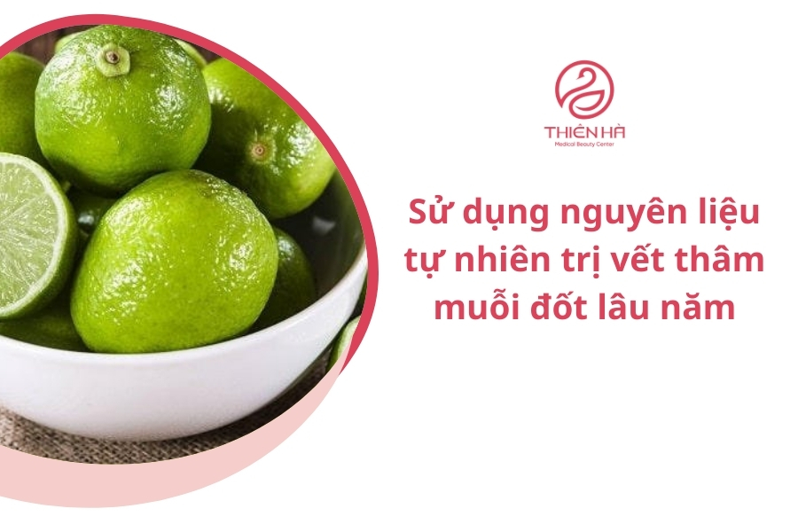 Nguyên liệu tự nhiên có hiệu quả tốt trong việc trị vết thâm do muỗi đốt