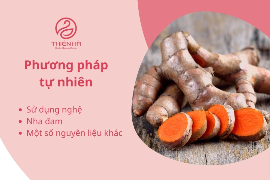 Nghệ là bài thuốc dân gian trị thâm hiệu quả 
