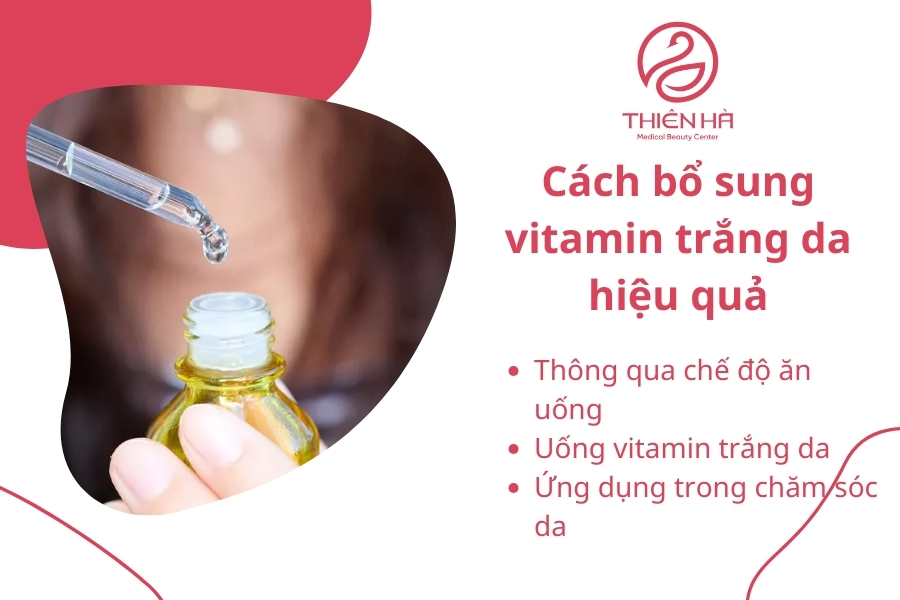 Việc kết hợp các sản phẩm chăm sóc da chứa vitamin với chế độ ăn uống hợp lý sẽ mang lại kết quả tối ưu trong việc dưỡng trắng da.