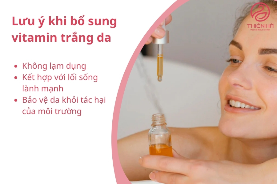 Việc chăm sóc da đúng cách, kết hợp bổ sung vitamin hợp lý sẽ giúp bạn duy trì làn da trắng sáng lâu dài. 