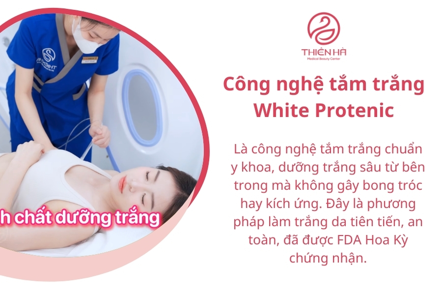White Protenic là giải pháp tắm trắng được yêu thích hàng đầu tại Thiên Hà