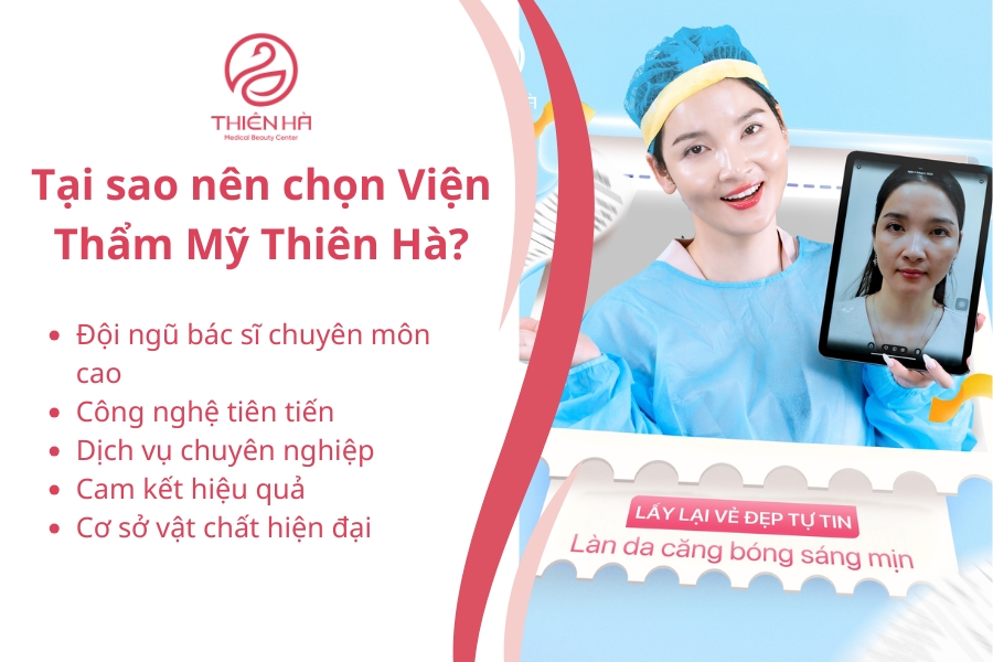 Với những ưu điểm trên, Viện Thẩm Mỹ Thiên Hà là địa chỉ tin cậy cho những ai đang tìm kiếm dịch vụ tiêm meso chất lượng cao.