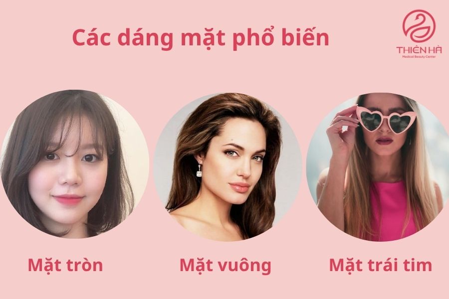 Các dáng mặt phổ biến 