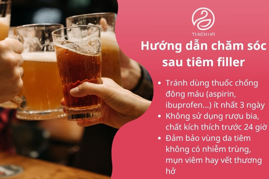 Chăm sóc sau tiêm filler