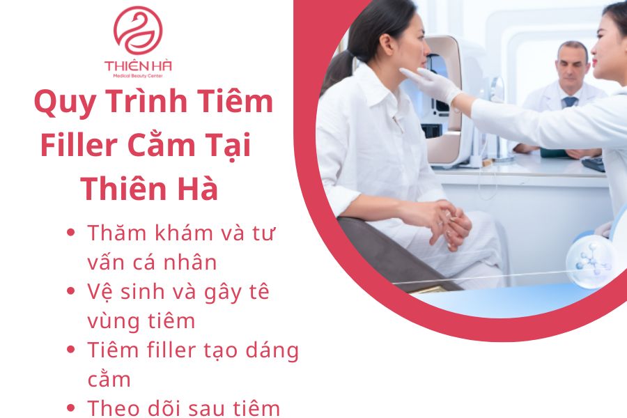 Quy trình tiêm filler cằm chuẩn y khoa