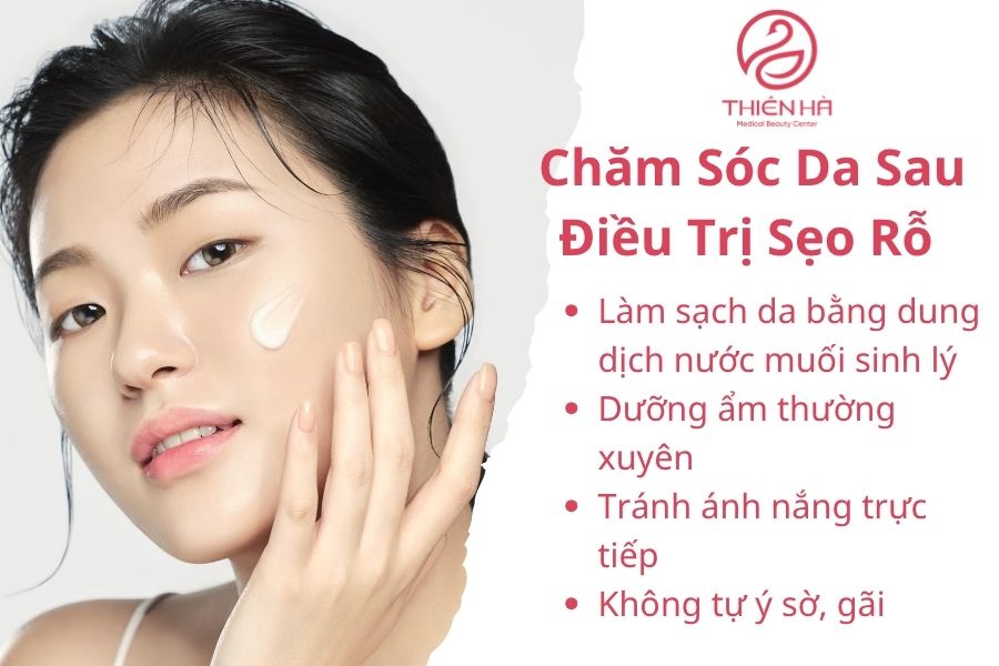 Chăm sóc da sau điều trị