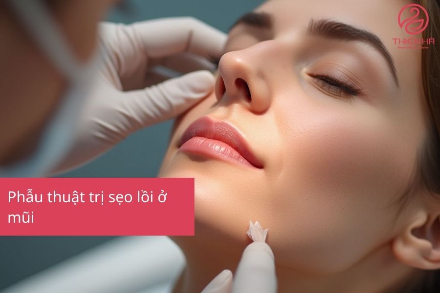 Phẫu thuật trị sẹo lồi ở mũi 