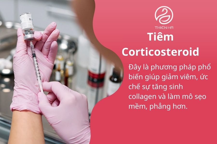 Tiêm Corticosteroid trị sẹo lồi ở ngực