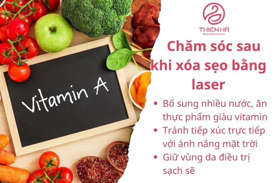 Chăm sóc sau khi xóa sẹo bằng laser