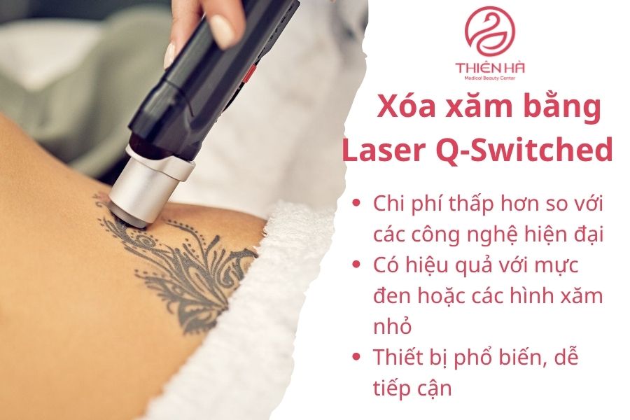 Xóa xăm bằng Laser Q-Switched
