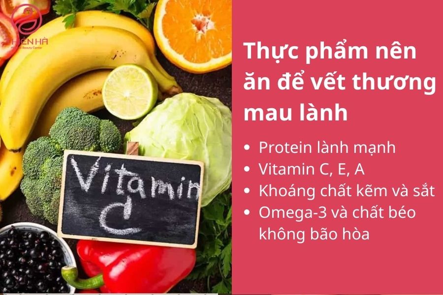 Những thực phẩm nên ăn để vết thương mau lành