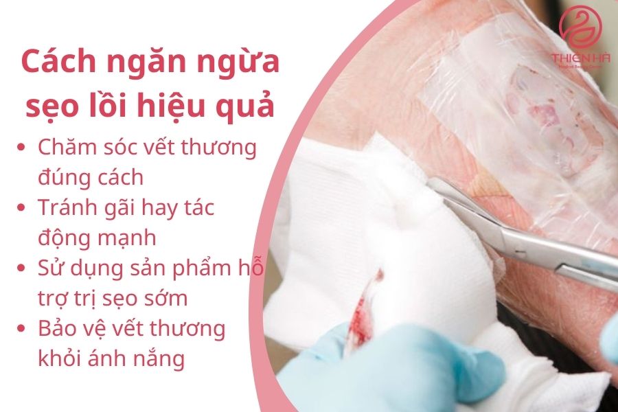 Cách ngăn ngừa sẹo lồi hiệu quả