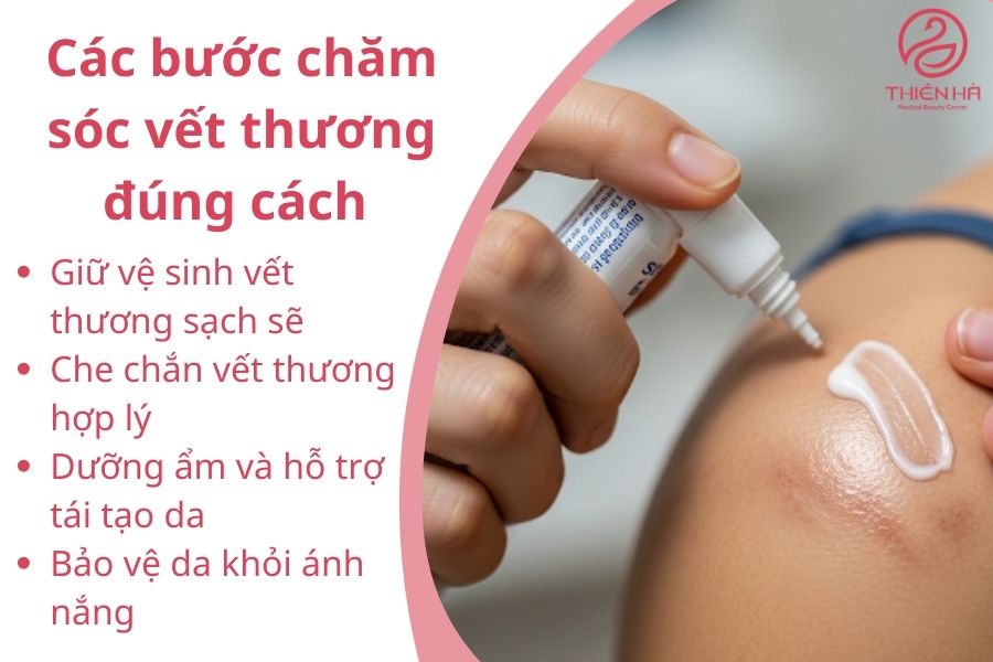 Hướng dẫn chăm sóc vết thương đúng cách – ngăn sẹo lồi