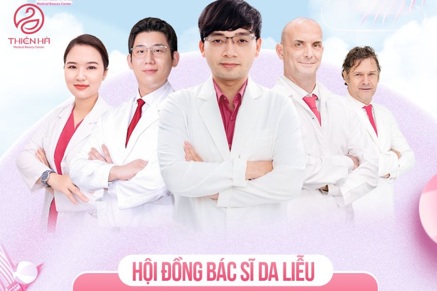 Hội đồng bác sĩ da liễu chuyên nghiệp tại Viện thẩm mỹ Thiên Hà