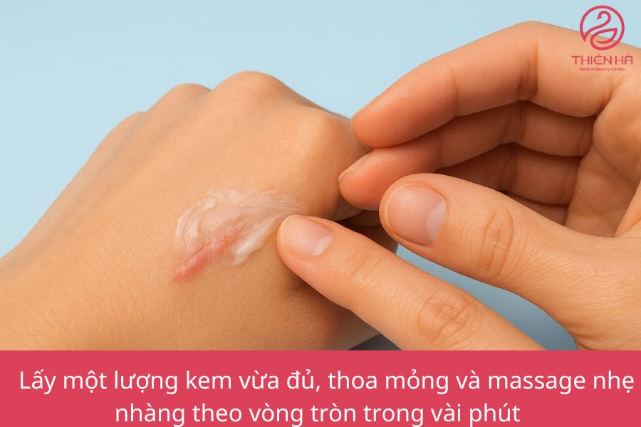 Hướng dẫn sử dụng kem trị sẹo lồi đúng cách để đạt hiệu quả tối đa