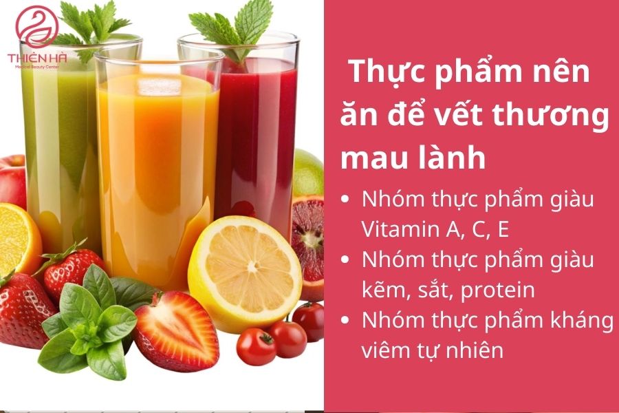  Nên ăn gì để vết thương mau lành và hạn chế sẹo lồi ? 