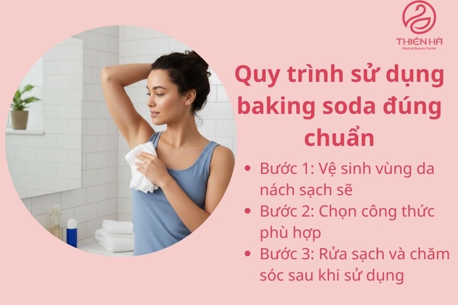 Quy trình sử dụng baking soda đúng chuẩn