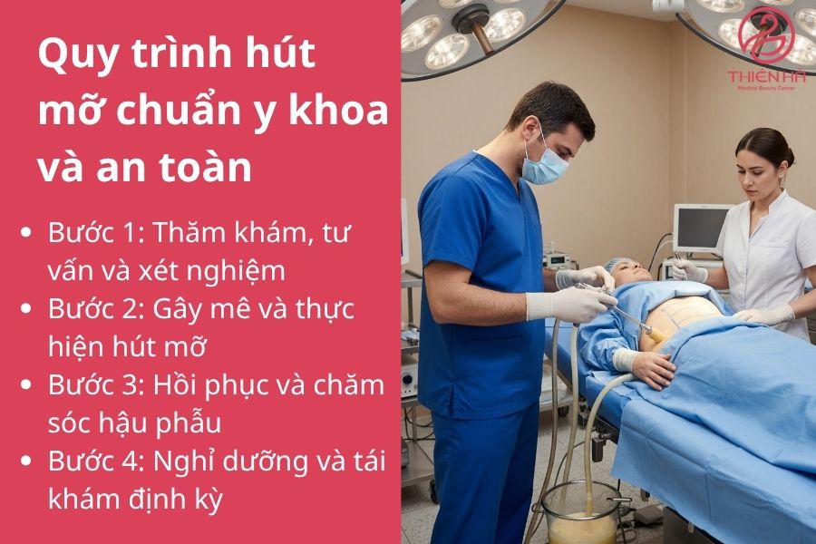 Quy trình hút mỡ chuẩn y khoa và an toàn