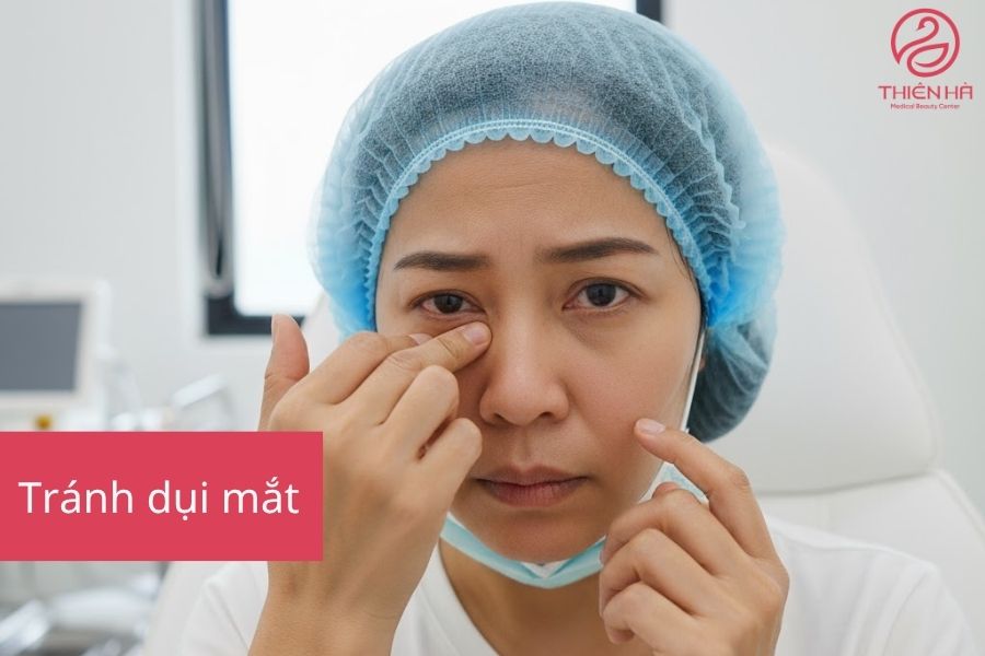 Tránh dụi mắt 