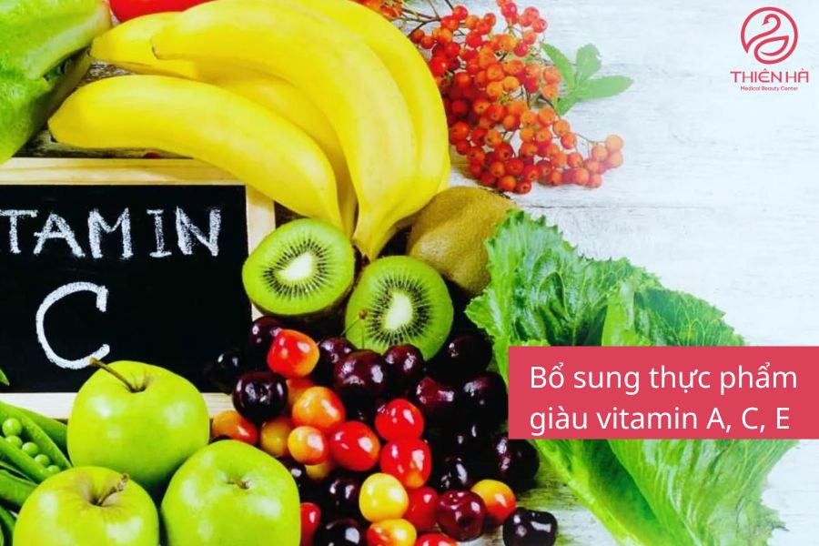Bổ sung thực phẩm giàu vitamin A C E
