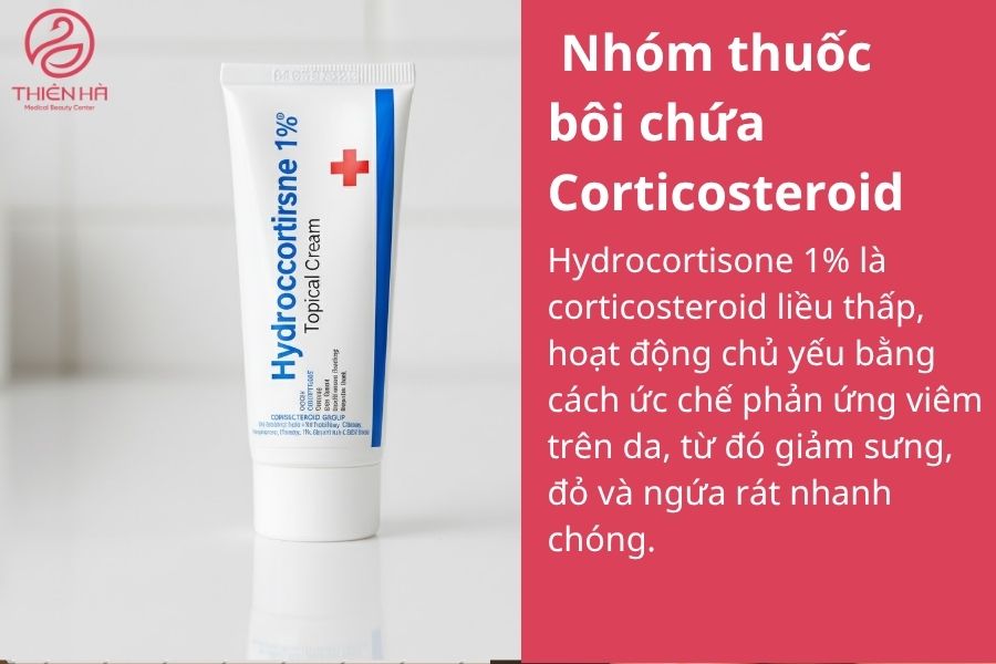 Nhóm thuốc bôi chứa Corticosteroid 