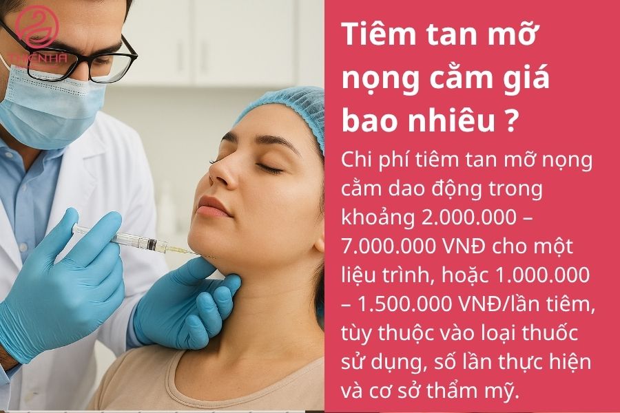 Tiêm tan mỡ nọng cằm giá bao nhiêu ?