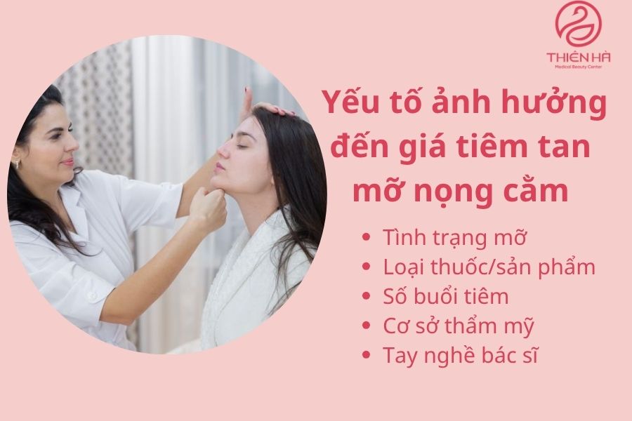 Yếu tố ảnh hưởng đến giá tiêm tan mỡ nọng cằm