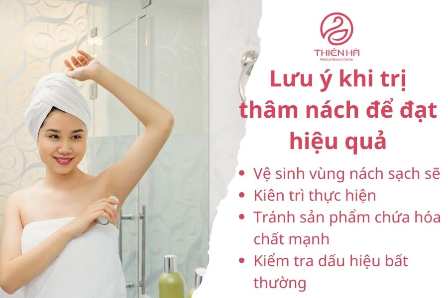 Vệ sinh vùng nách sạch sẽ 