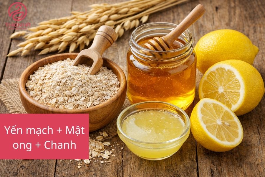 Yến mạch + Mật ong + Chanh