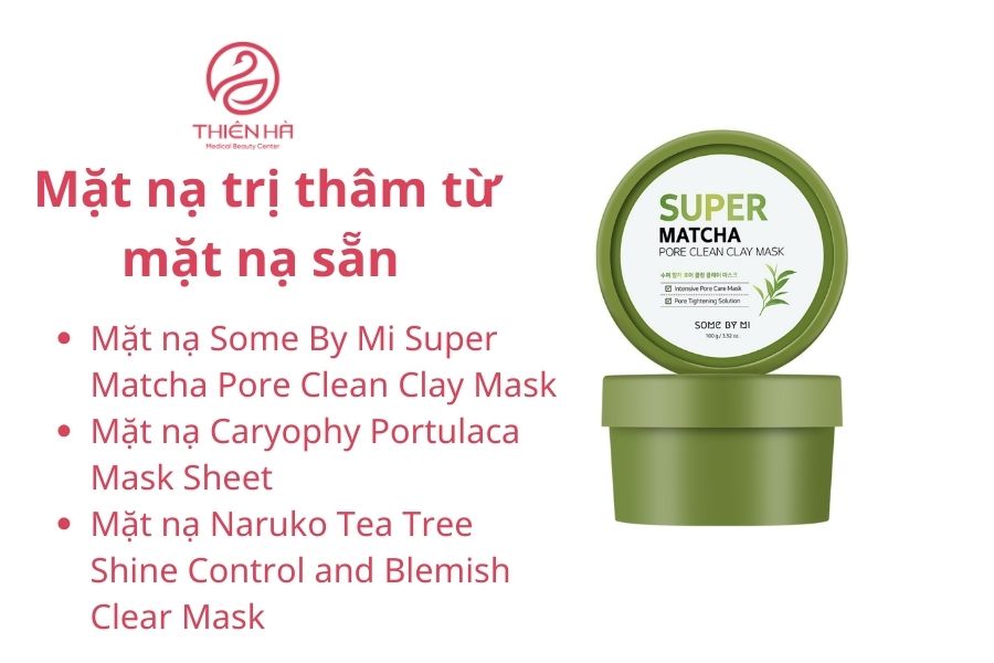 Mặt nạ trị thâm từ mặt nạ sẵn 