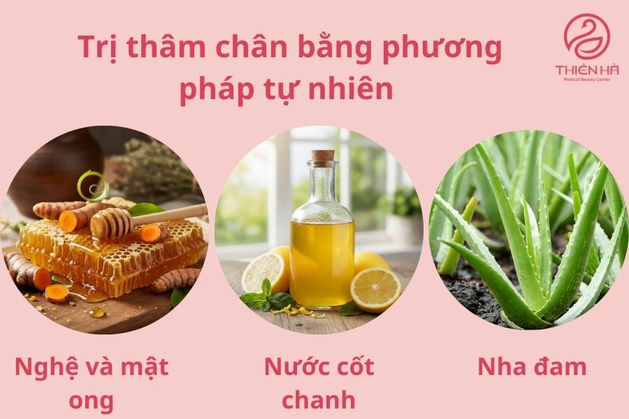 Trị thâm chân bằng phương pháp tự nhiên và tại nhà