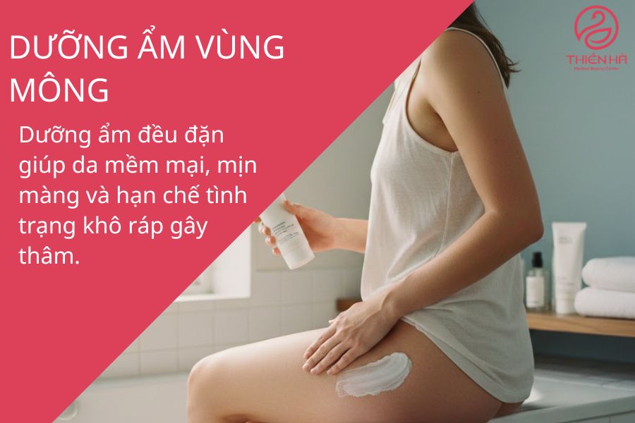 Dưỡng ẩm cho vùng mông